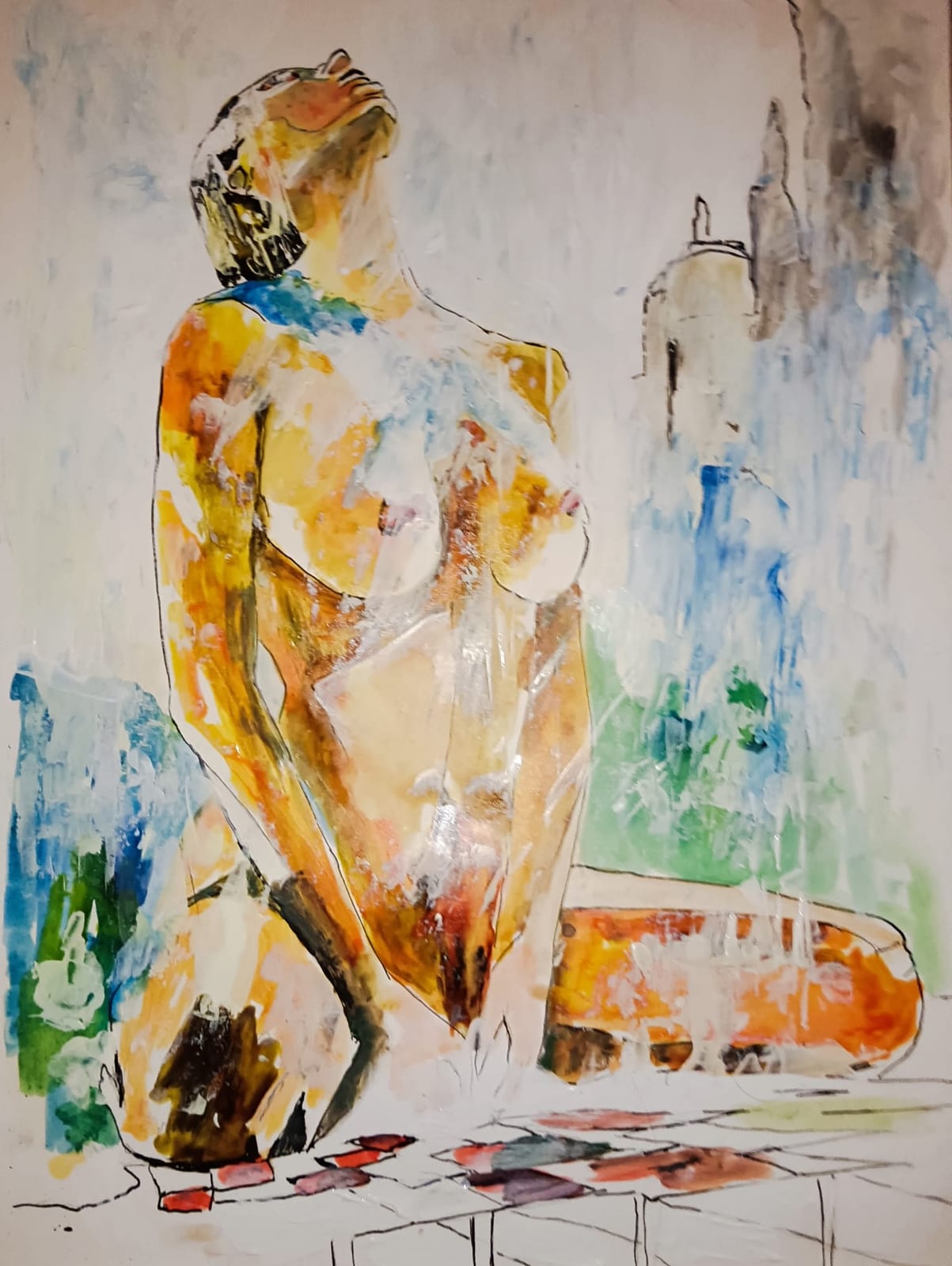 Akt/Dusche