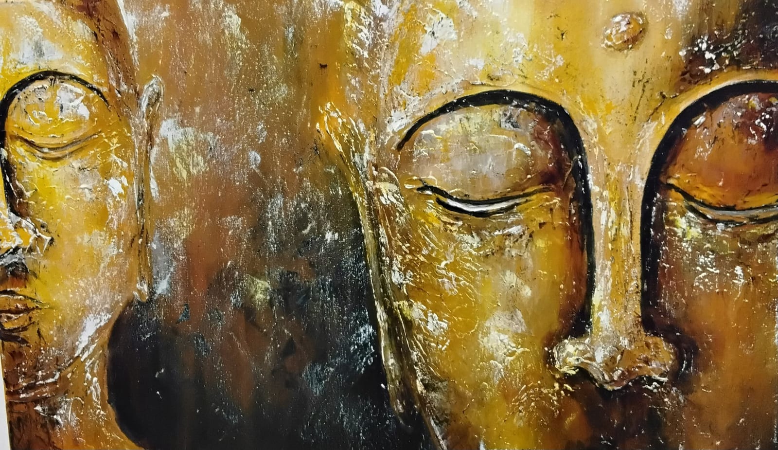2 Buddhas von Beatrix Huber