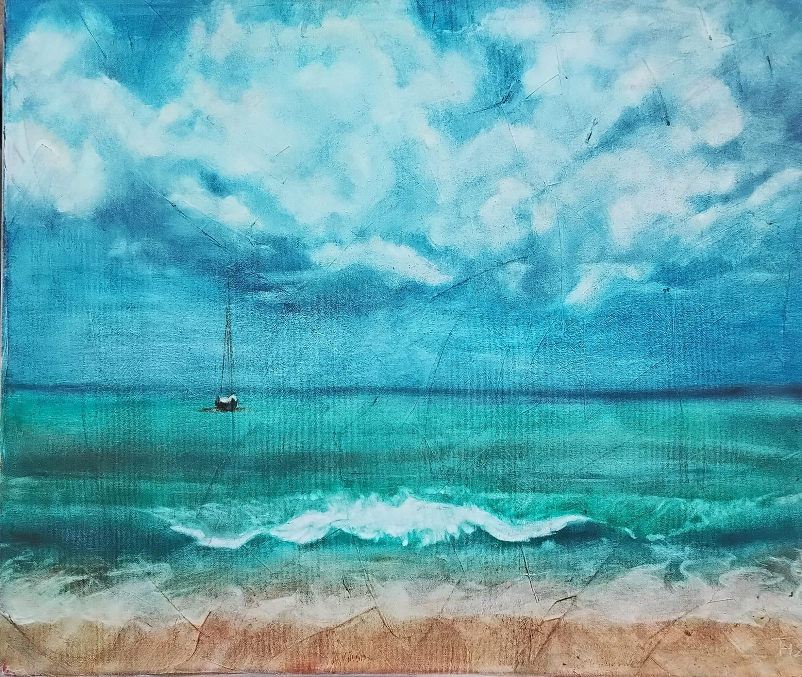 Hinter dem Horizont von Beatrix Huber