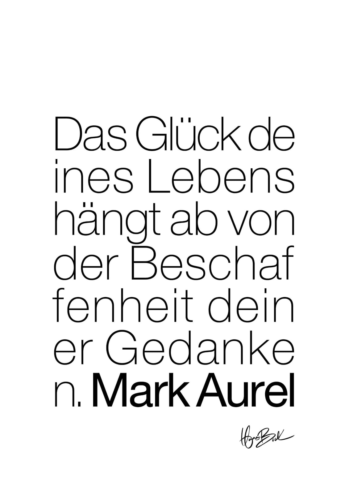 GEDANKEN von Hans Böck
