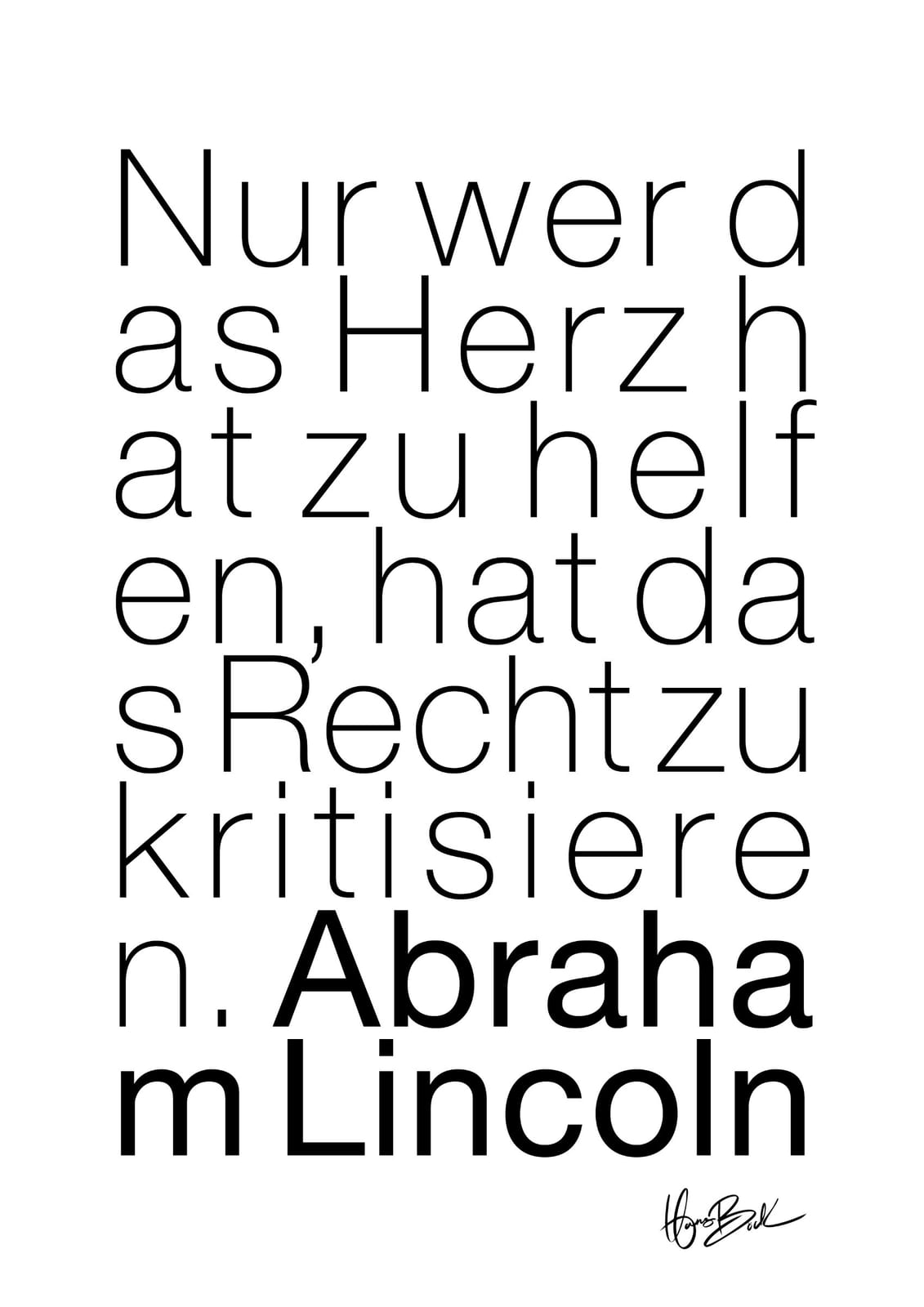 KRITIK von Hans Böck
