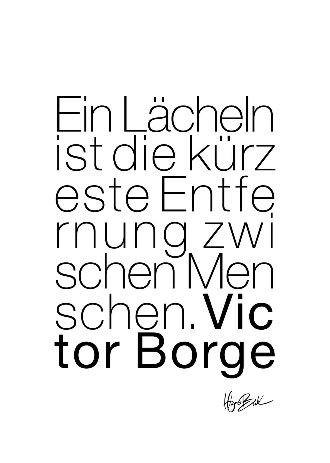 LÄCHELN von Hans Böck