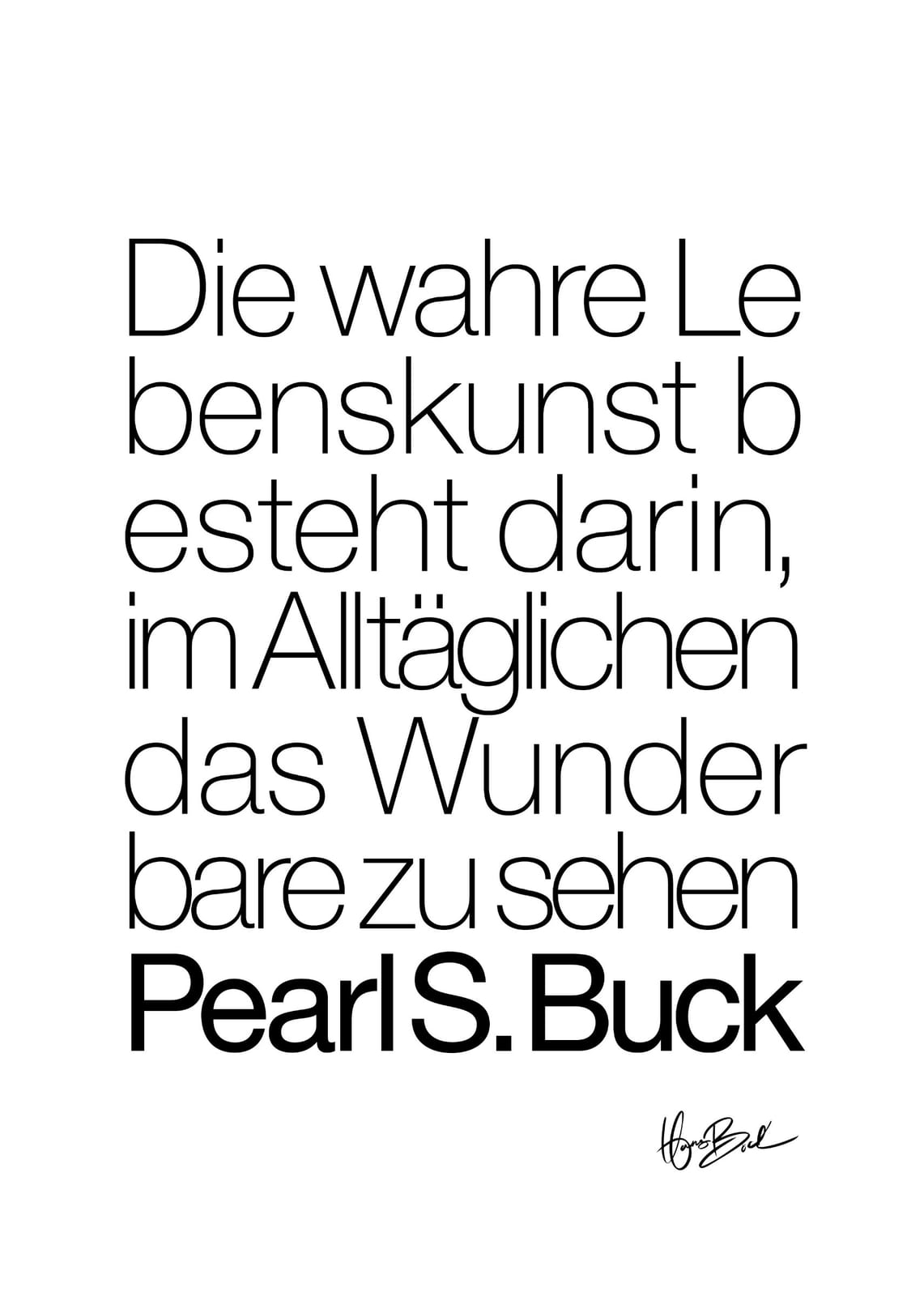 LEBENSKUNST von Hans Böck
