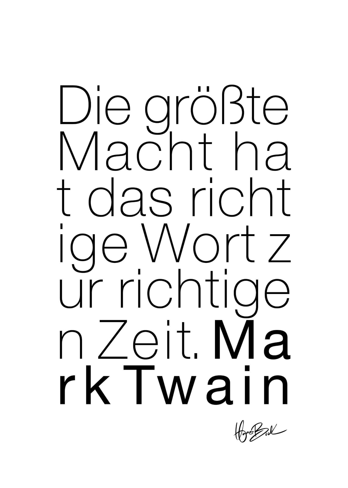 MACHT von Hans Böck