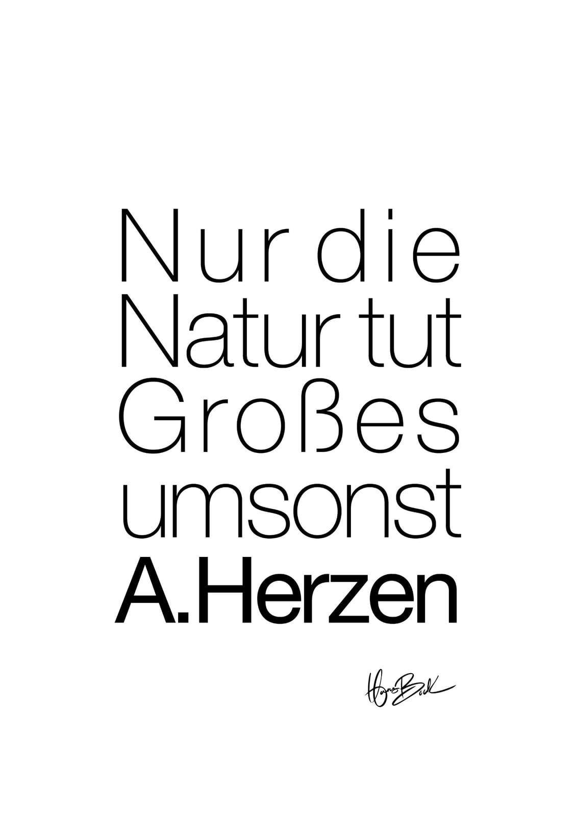 NATUR von Hans Böck