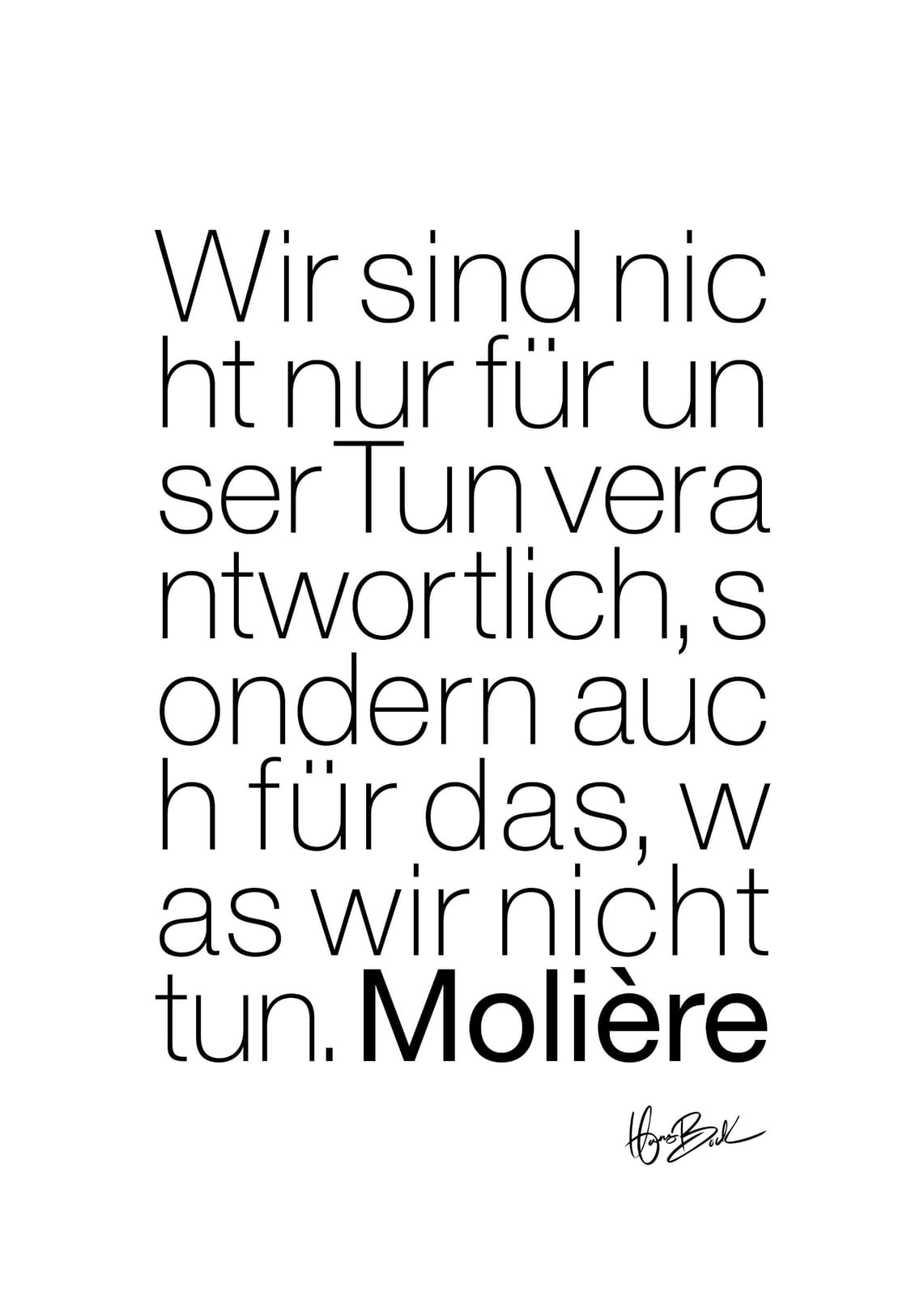 VERANTWORTUNG von Hans Böck