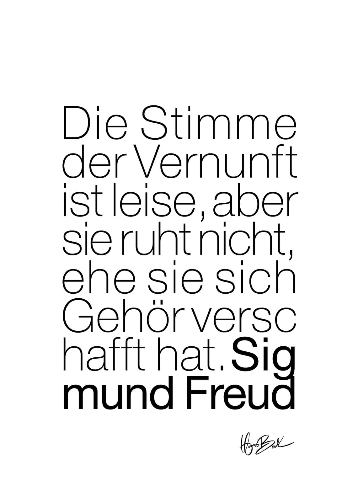 VERNUNFT von Hans Böck