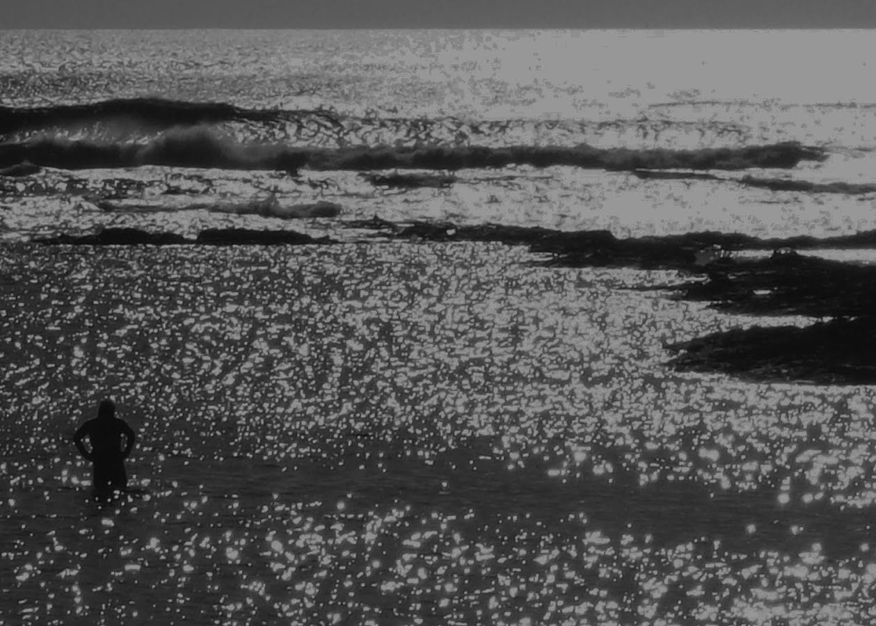 Der Mann im Meer ....