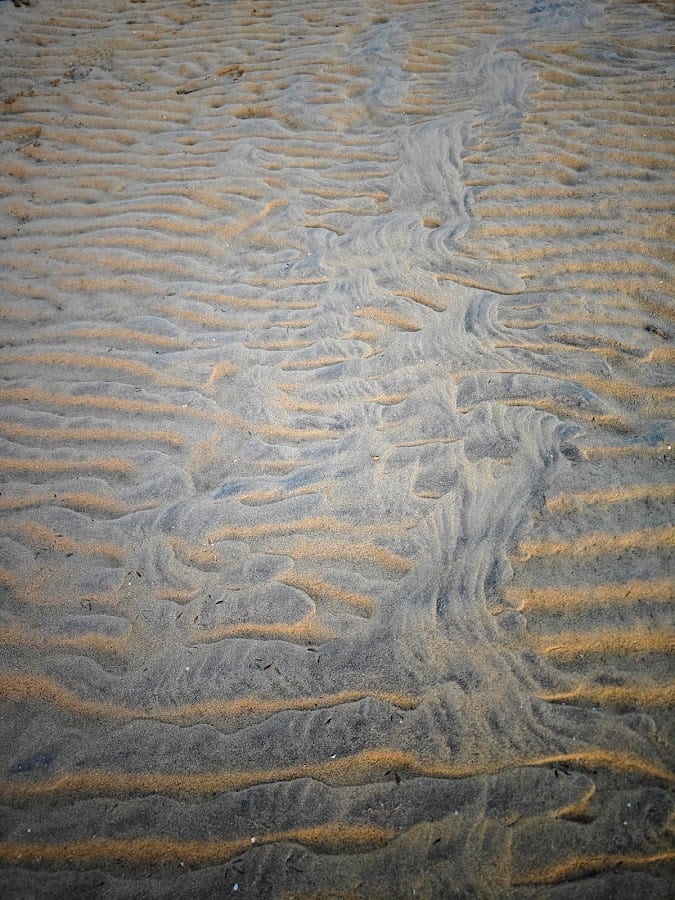 Natürliche Kunst am Strand - Unikat