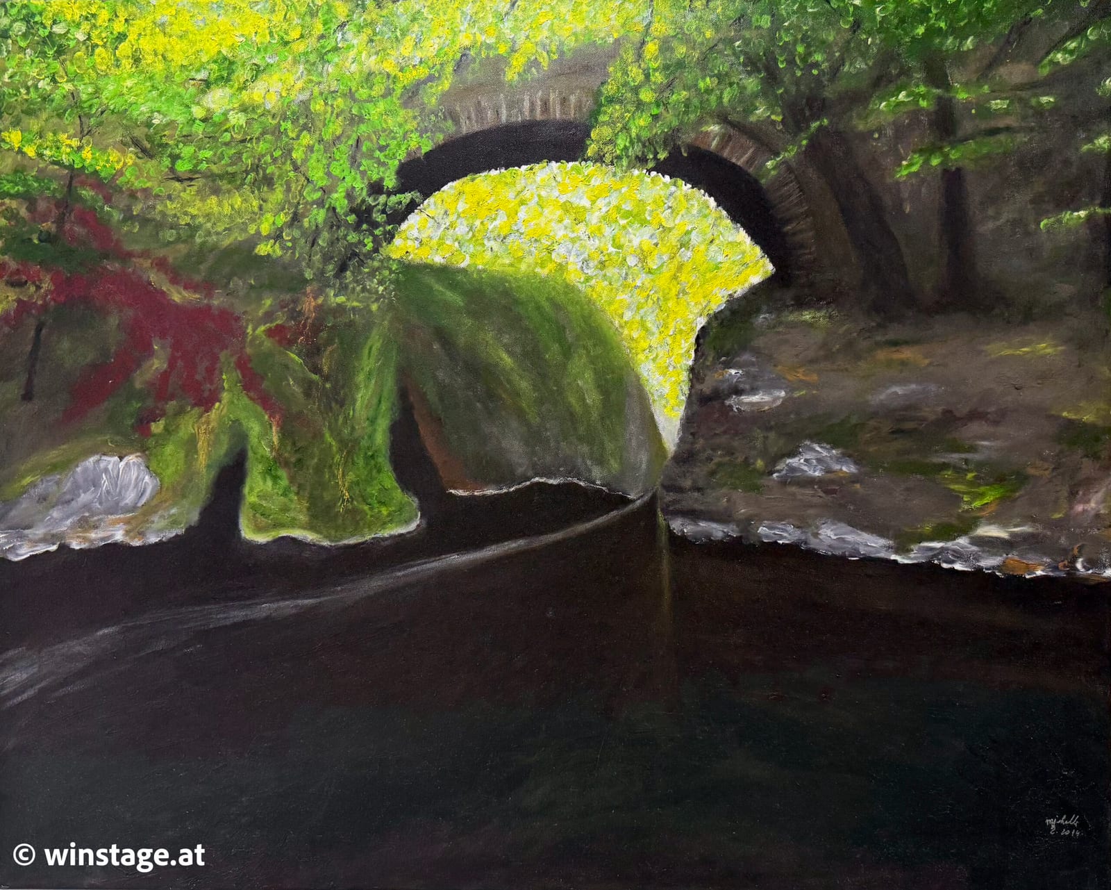 Brücke über 2 Felsen