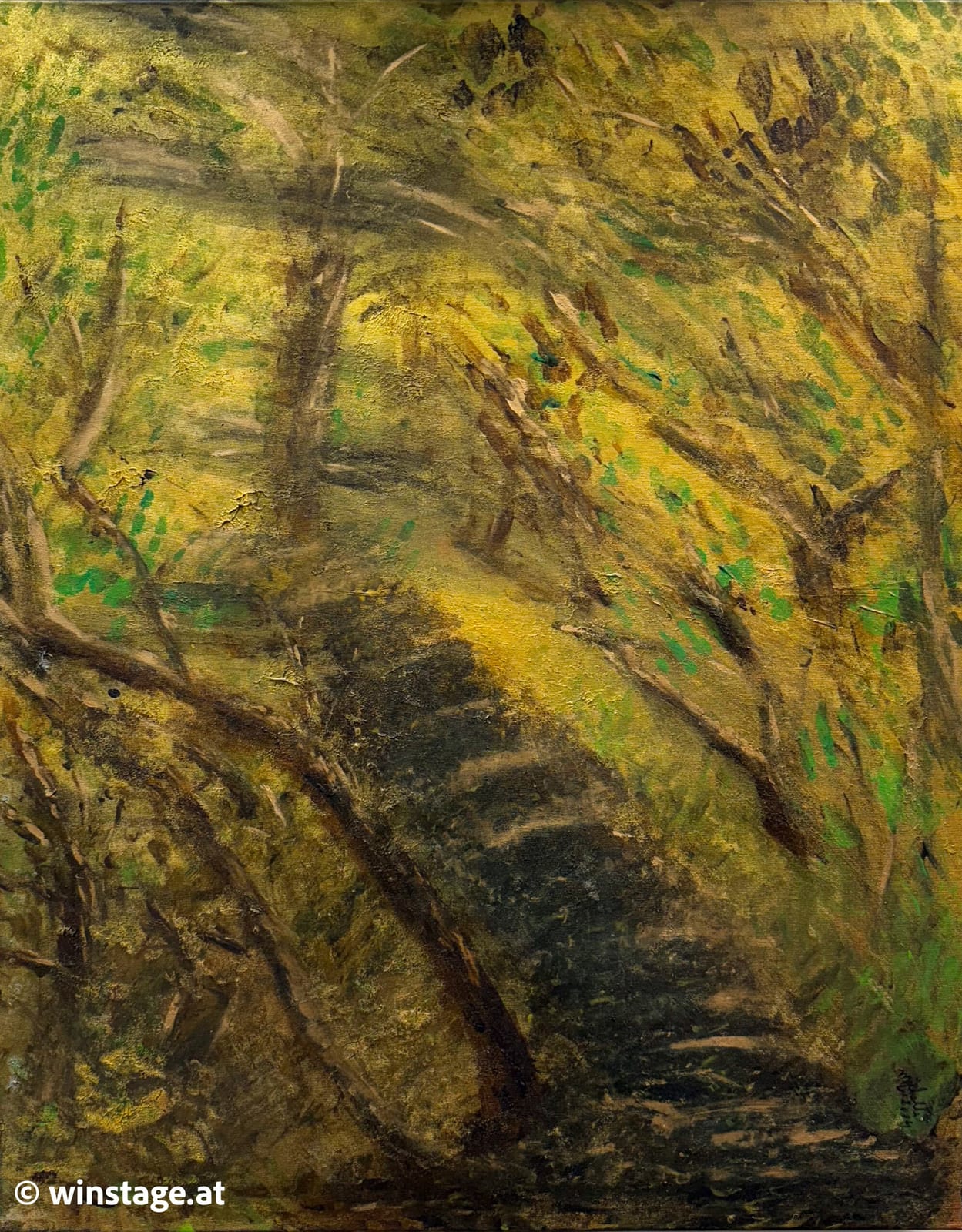 Stiege im Wald