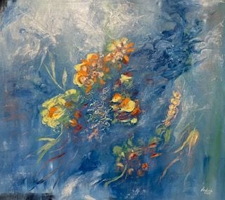 Blumen im Wasser