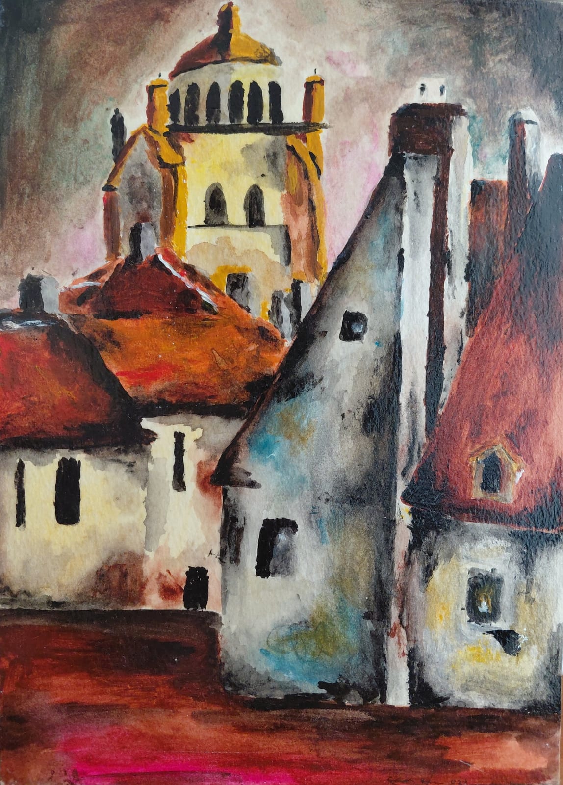 Wo die Zeit verweilt  von Sandra  Nour Filali ART 