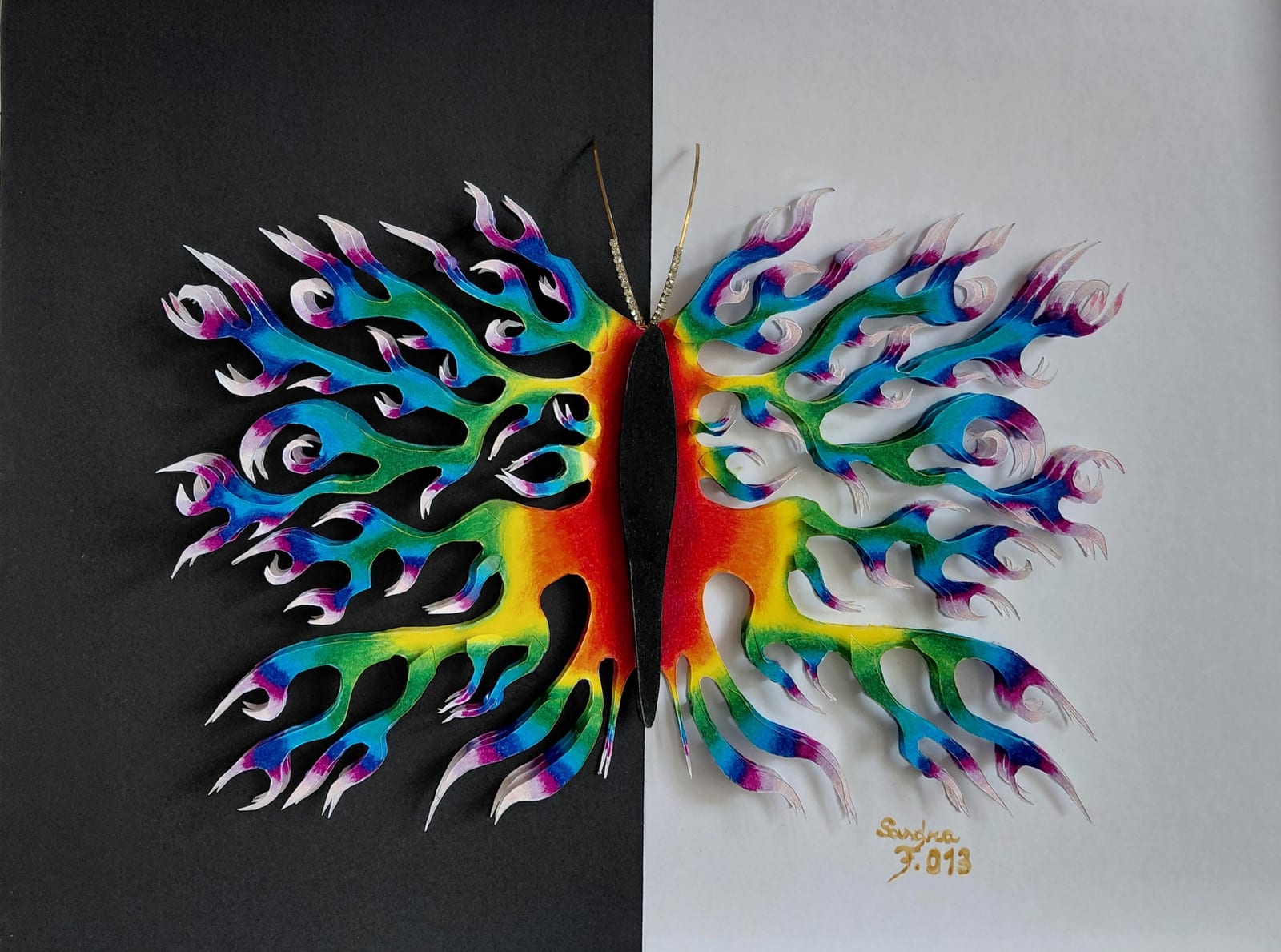Zwischen Licht und Schatten  von Sandra  Nour Filali ART 
