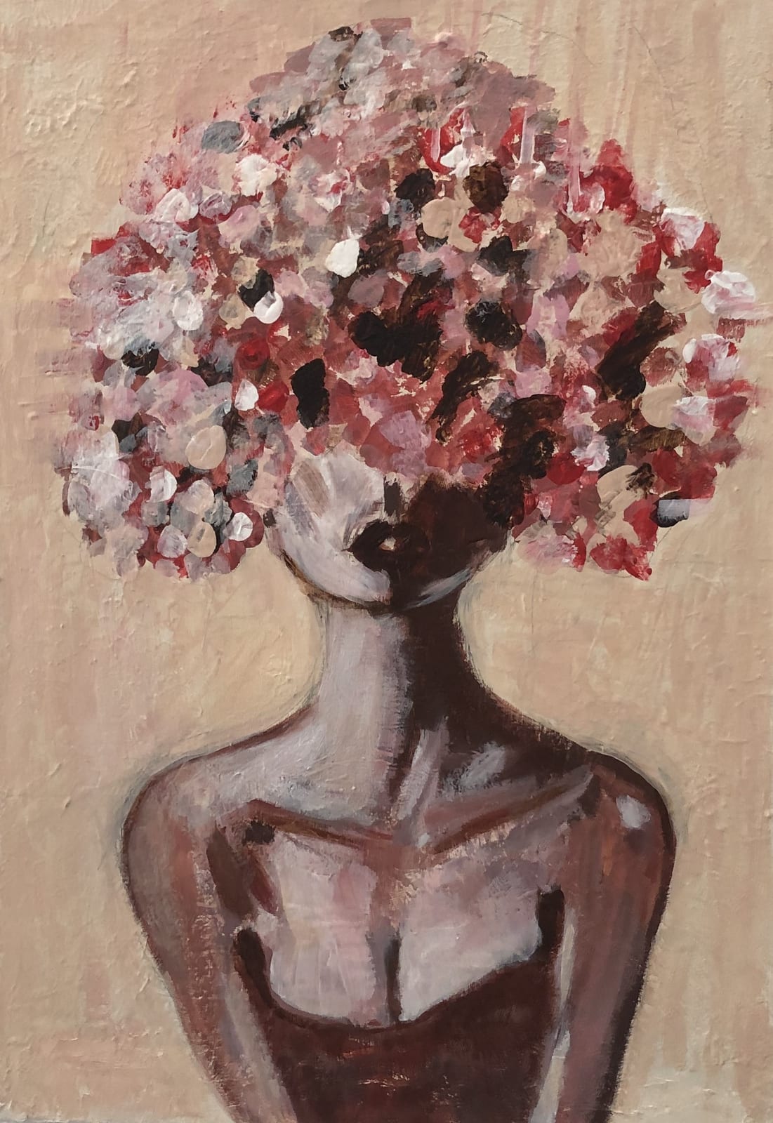 Mädchen mit Blumenkranz
