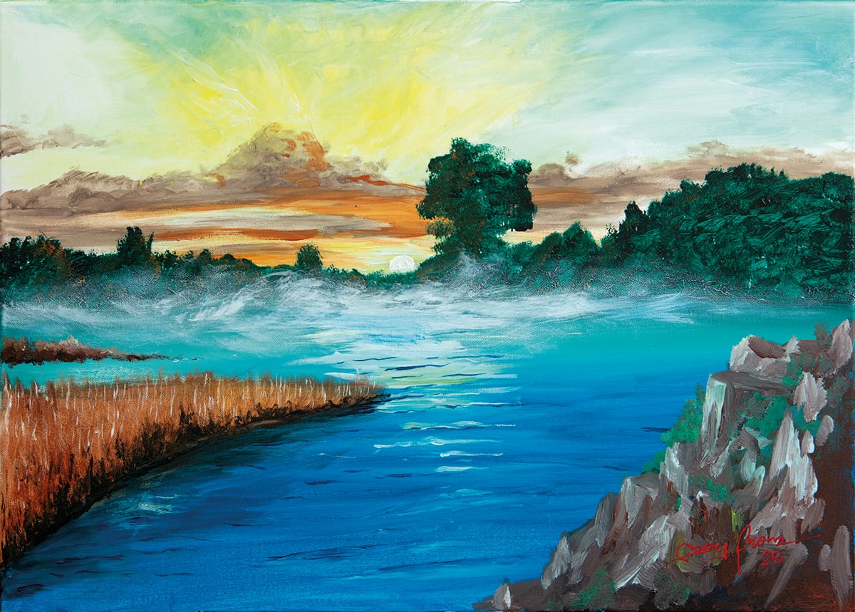 Mystischer Sonnenaufgang von Georg Franz