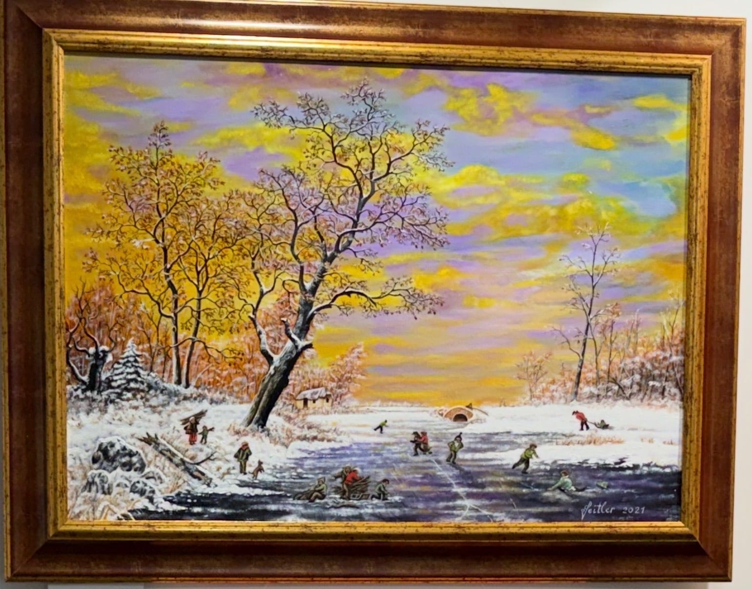 Holzsammler & Eisläufer von Norbert Jeitler
