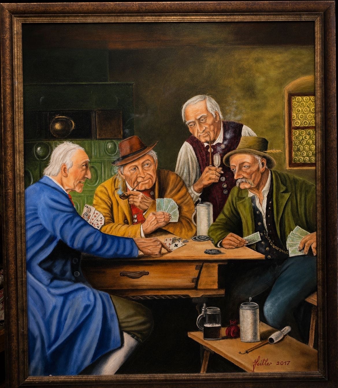 Kartenspieler von Norbert Jeitler