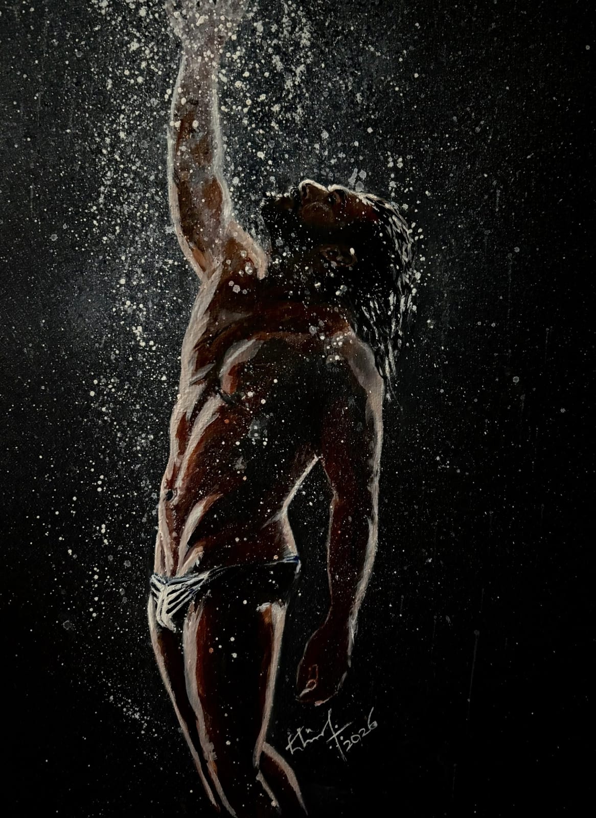 What the water gave me von Elcio Hermenegildo  Pereira Junior