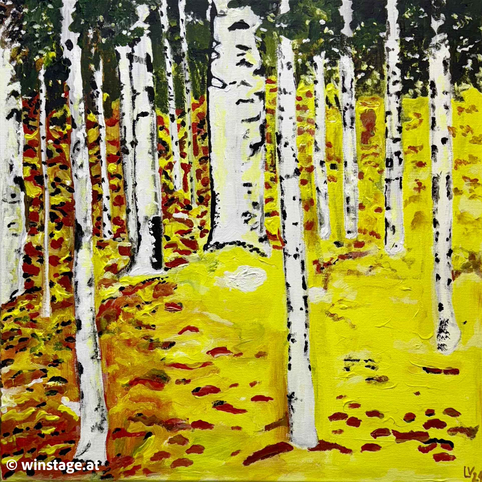 Birkenwald nach Klimt