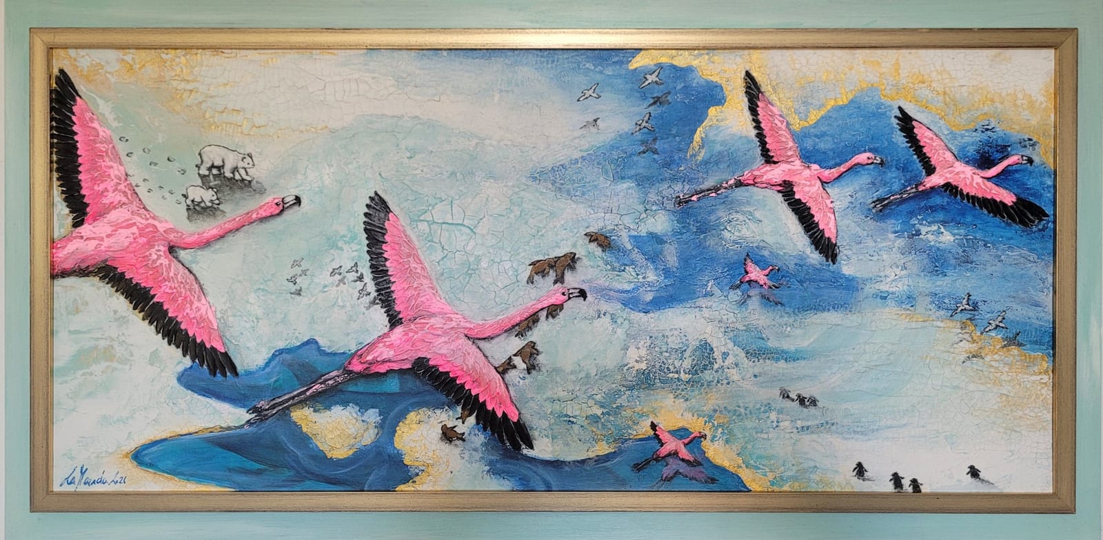Bahamas over Antarctica von La Manda Luminescent