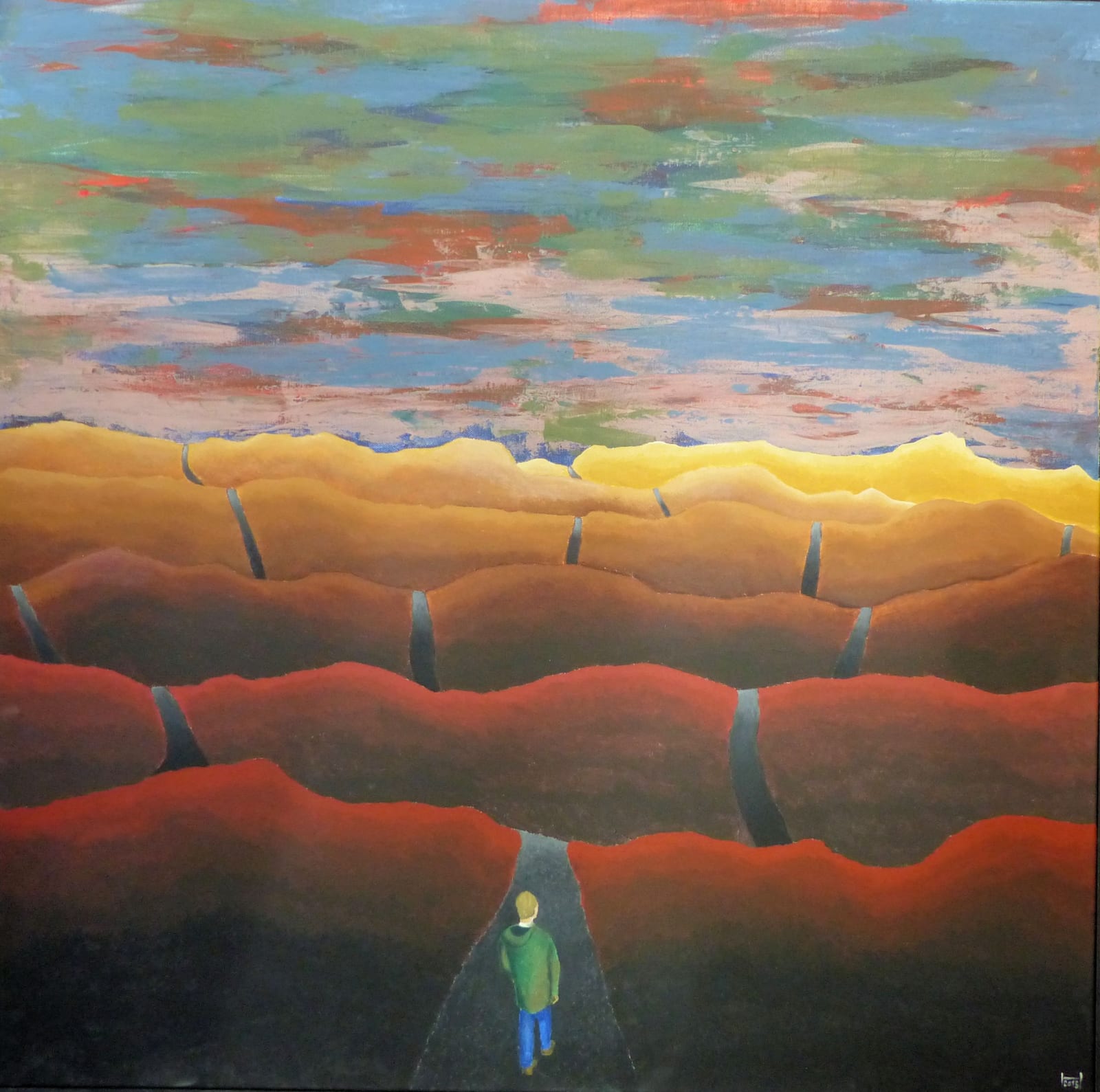 on the road again von Karl Heinz Luschützky