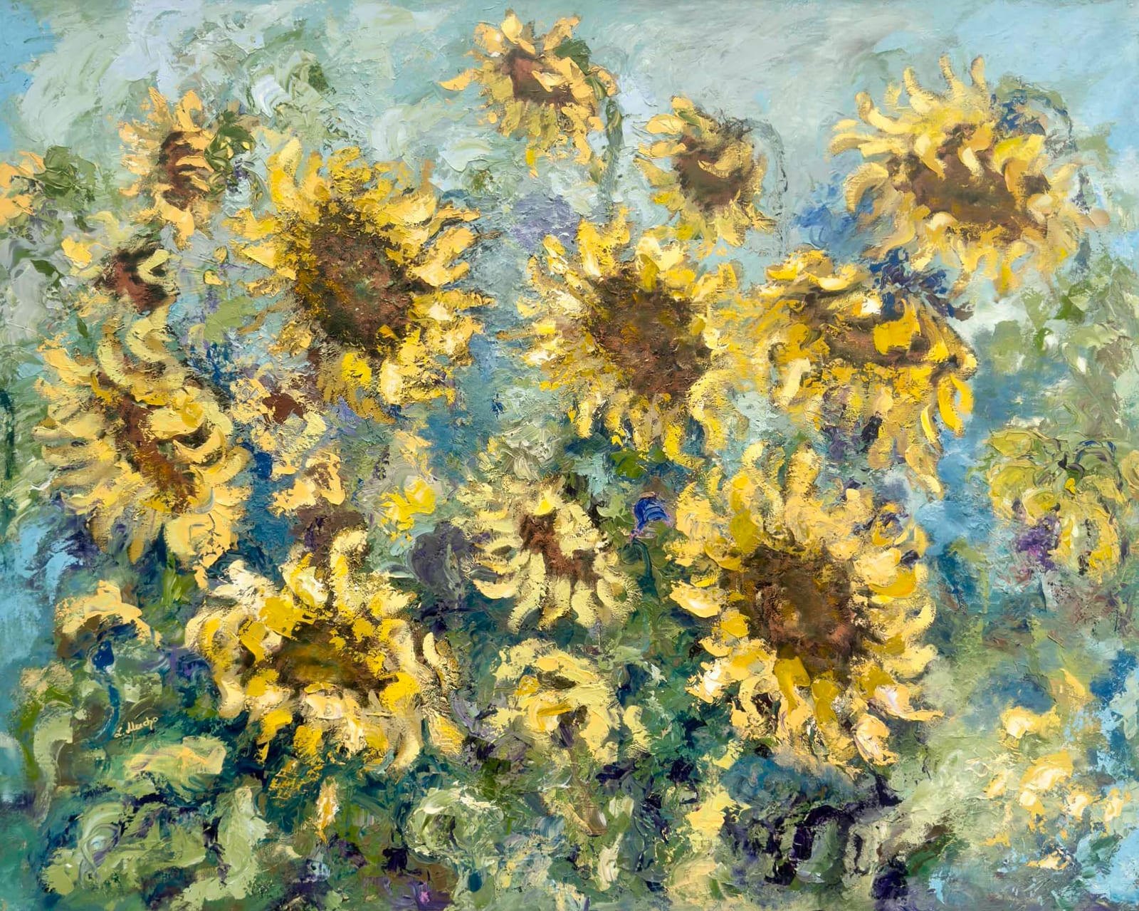 Sonnenblumen VII