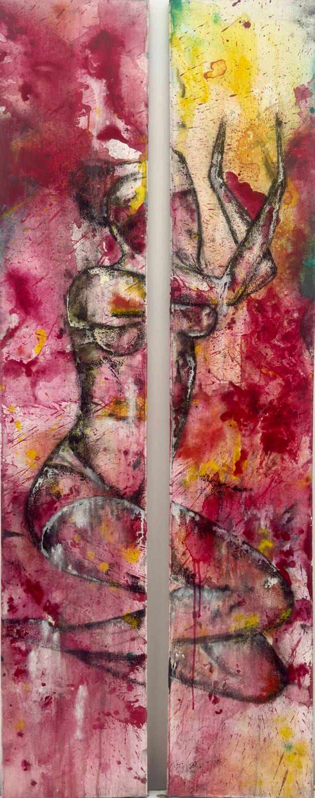 Tänzerin 1 (Diptychon)