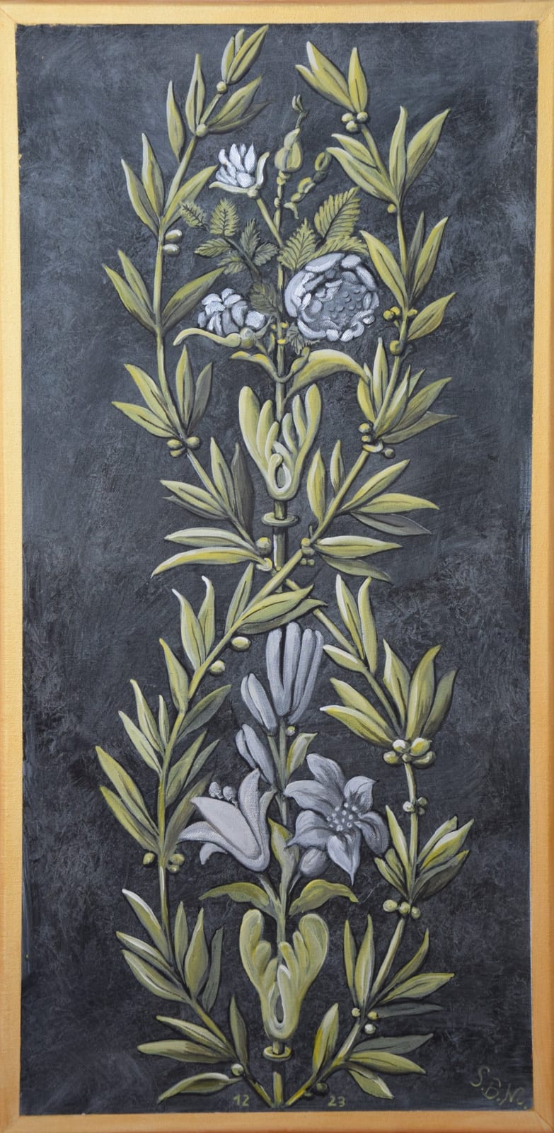 Dekoratives Motif mit Blumen von Susanne Maddaluno