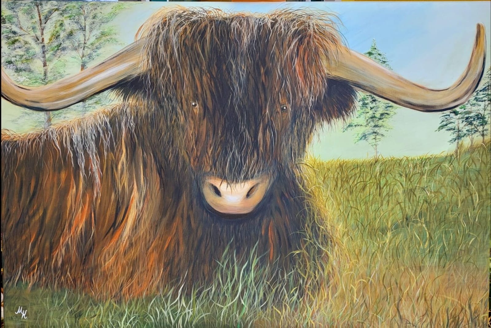 Hochlandrind von Kornelia Mauernböck