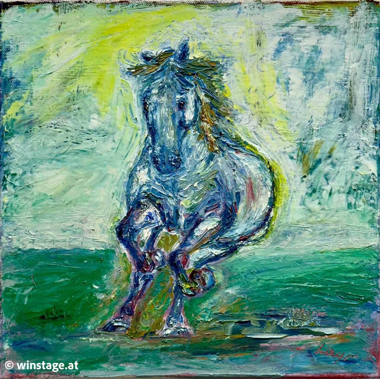 Pferd auf der Koppel