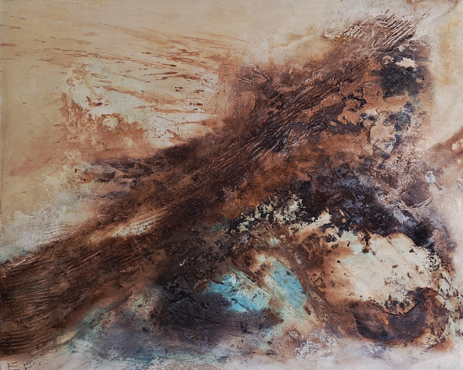 Moderne Landschaft II von Sabine Moldaschl