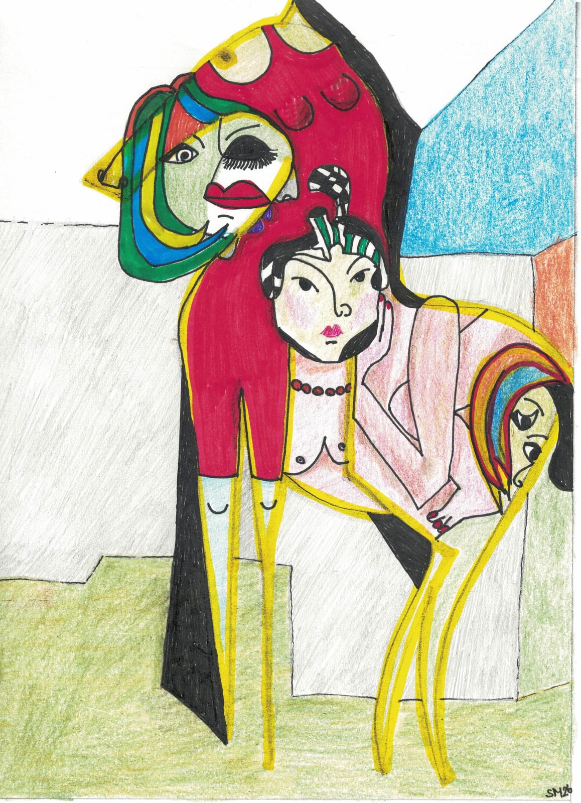 Pferd und Frauen von Sonja Müller