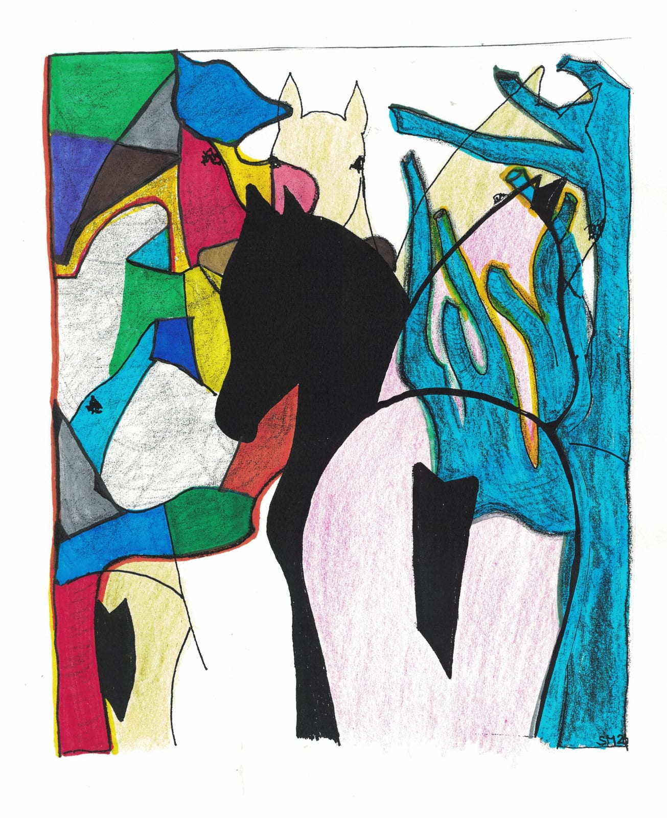 Pferdefrühling von Sonja Müller