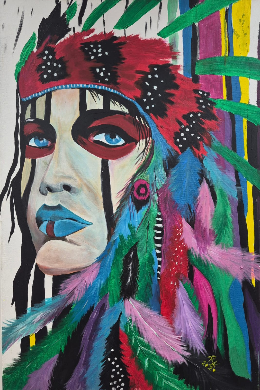 Indianerin von Renate Klawatsch