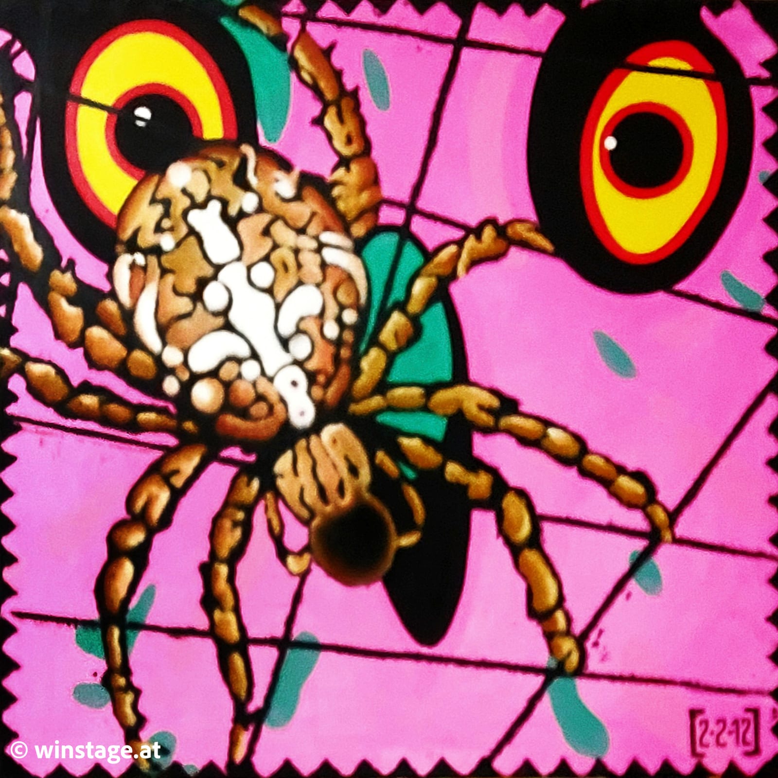 SPIDER ART - Eule