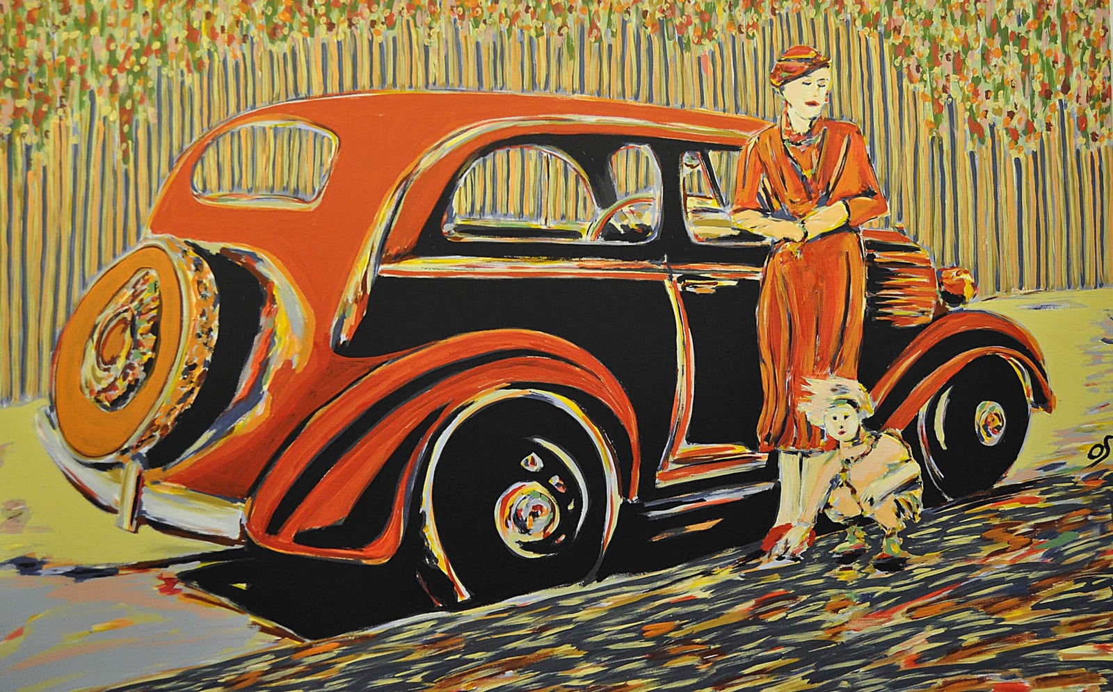 Oldtimer Mary in Hollywood