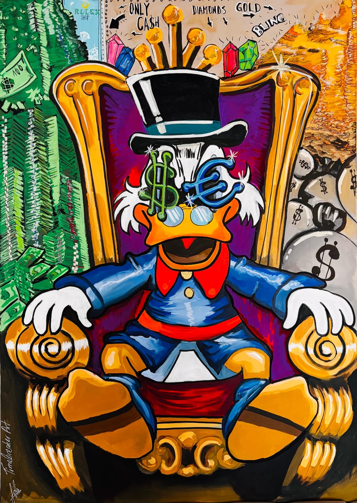 Dagobert Duck Thron of Wealth von Ajdin Softic