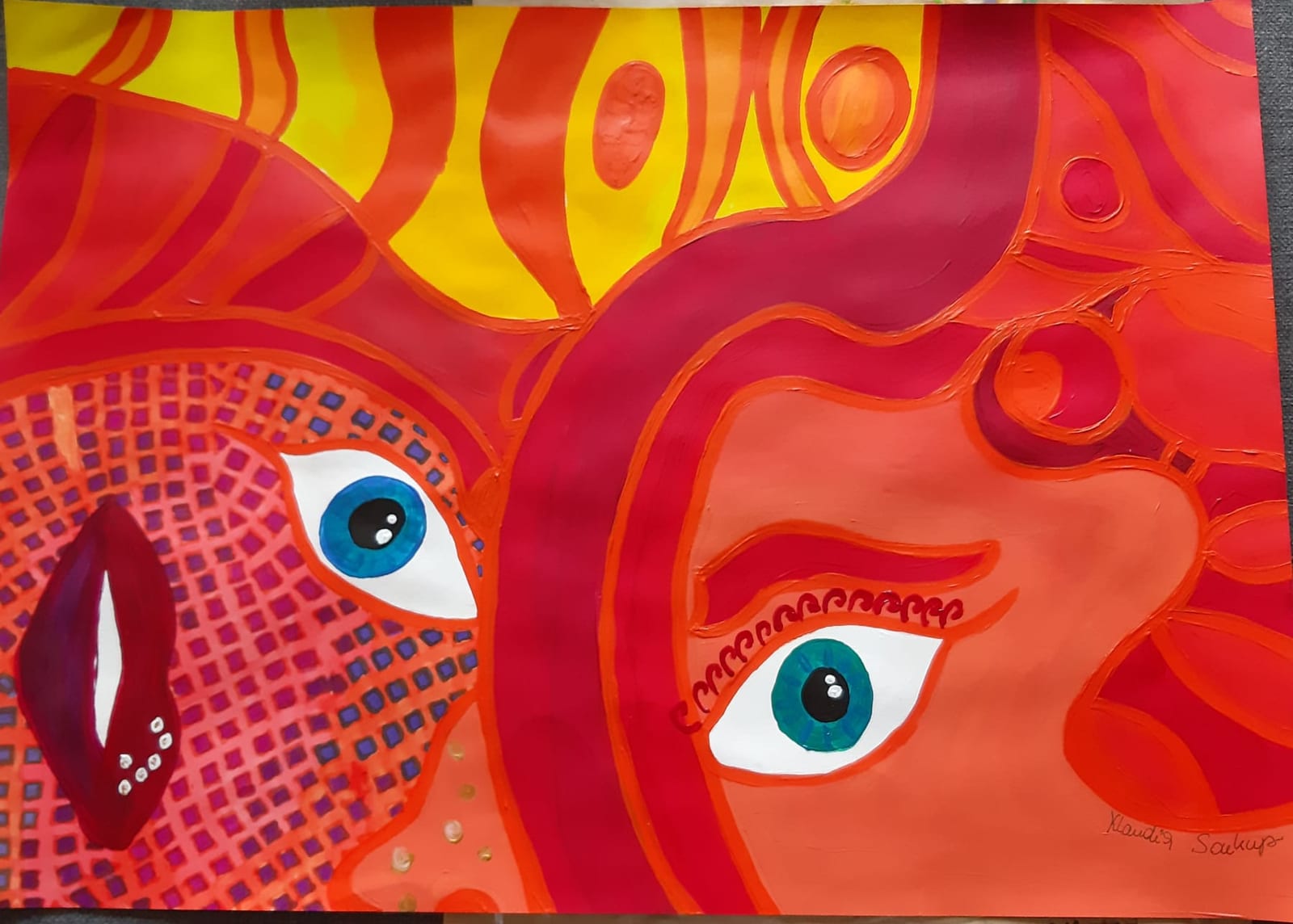 Orange Face