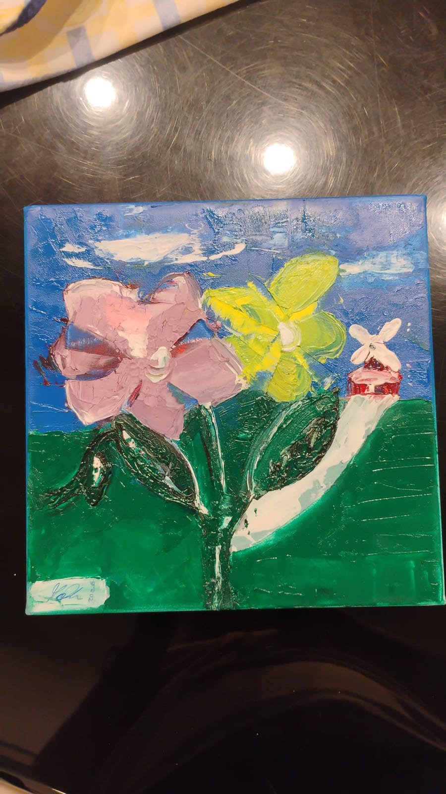 fiori con mulino a vento von Maura Ullu