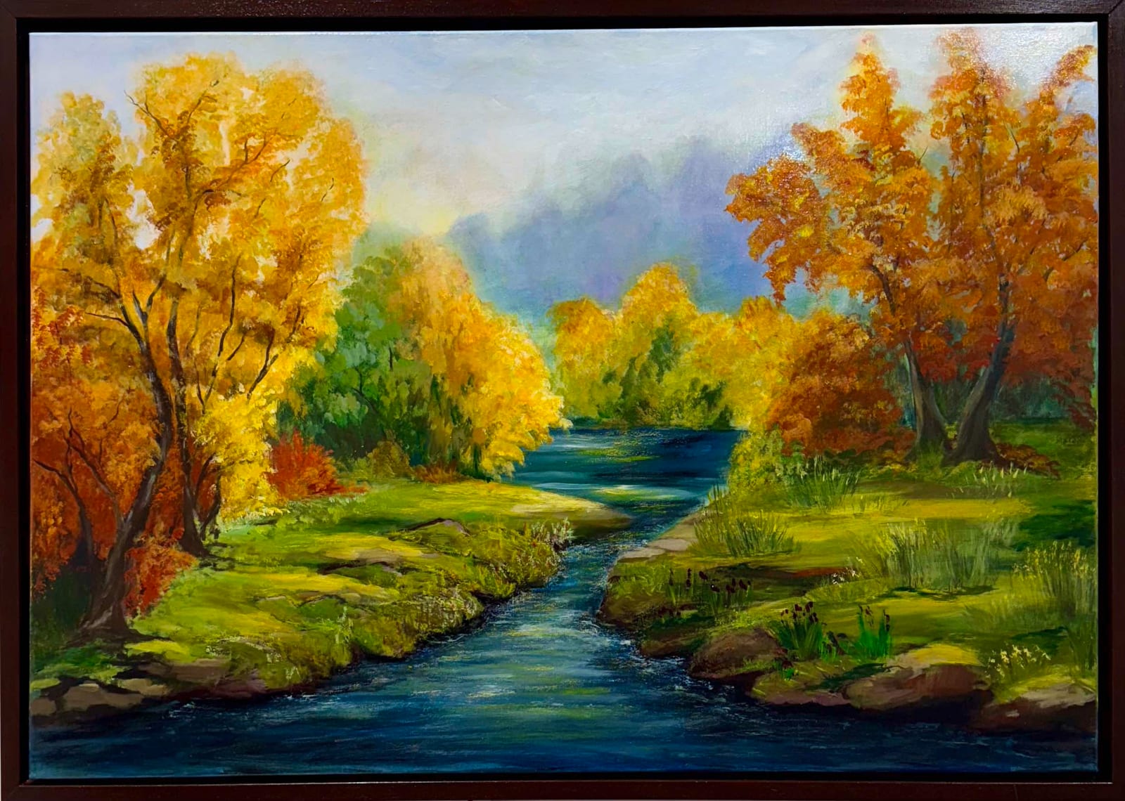 Herbstzauber am Fluss