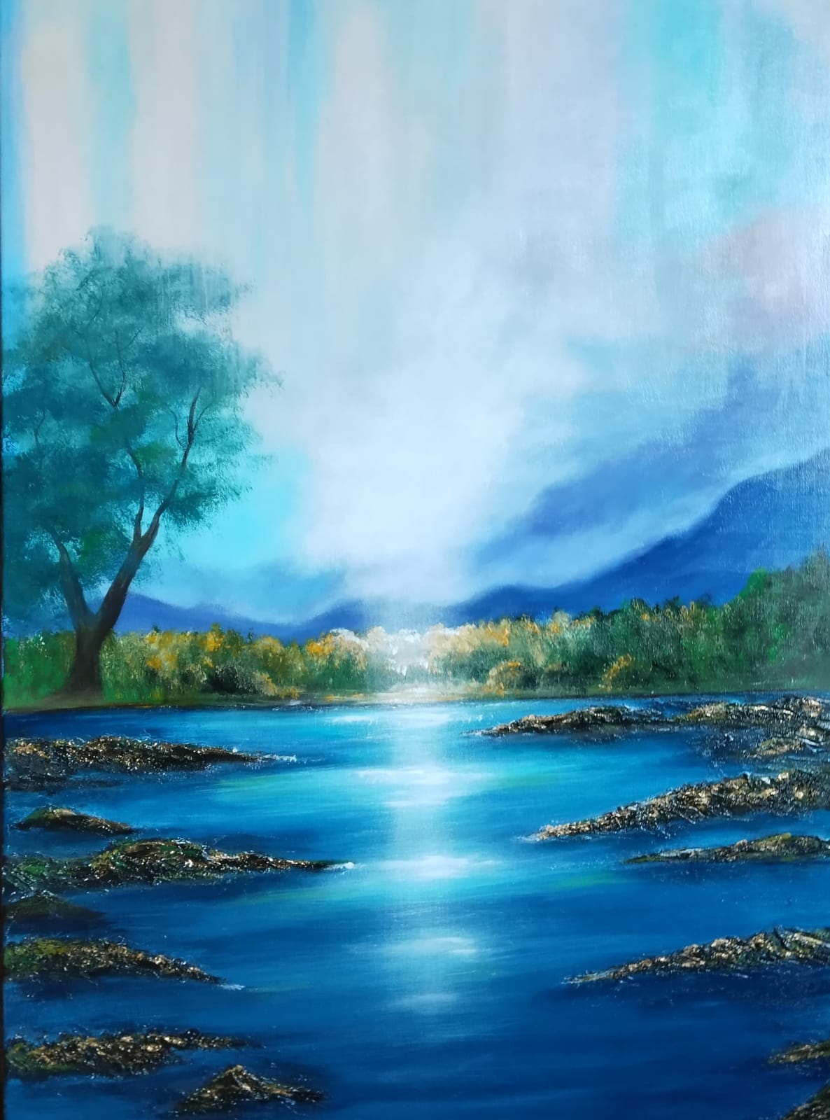 Licht über dem stillen Wasser von Daniela Varga
