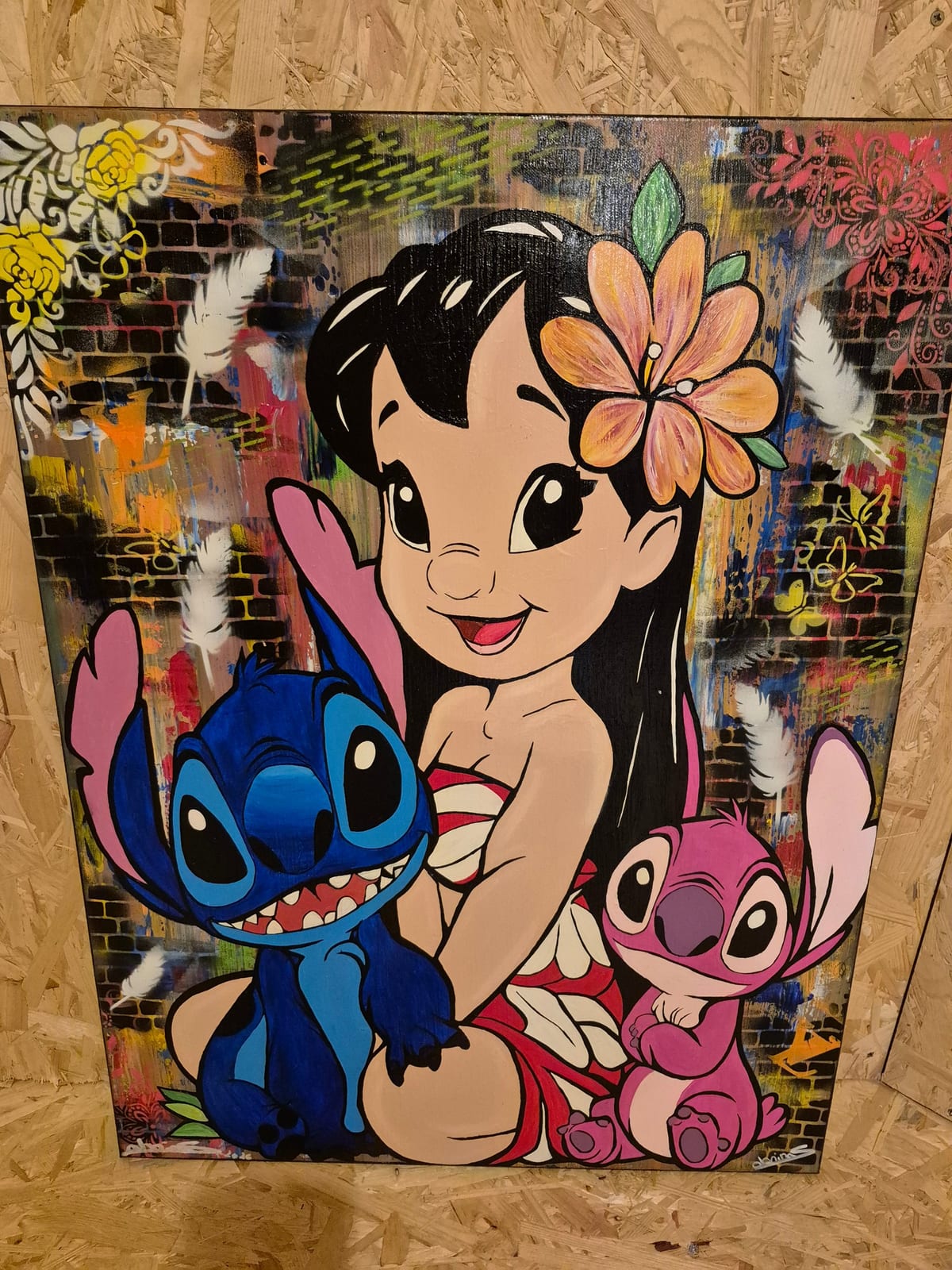 Lilo, Stitch und Angel von Vossi
