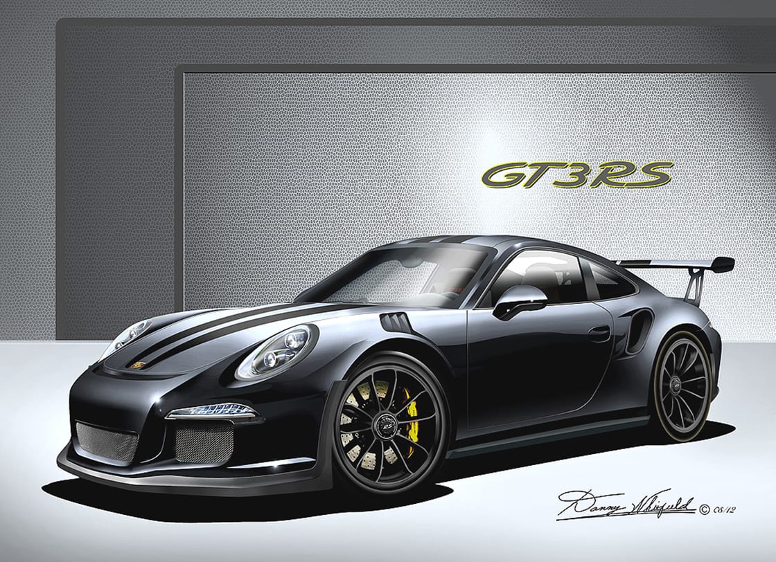 2016 Porsche GT3 RS Fine Art Print