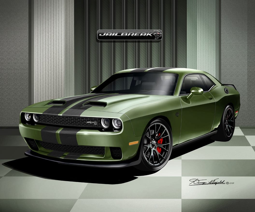 2019 Dodge Challenger Hell Cat "Jailbreak Edition" Fine Art Print