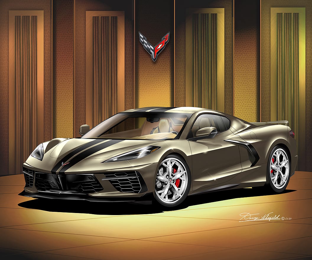 2020 C8 Corvette Stingray Fine Art Print