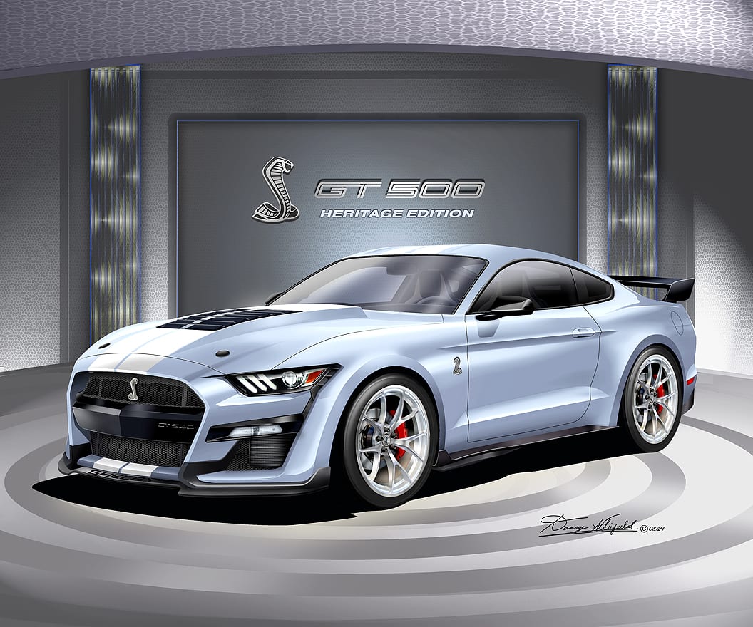 2022 FORD Mustang Shelby GT500 Fine Art Print