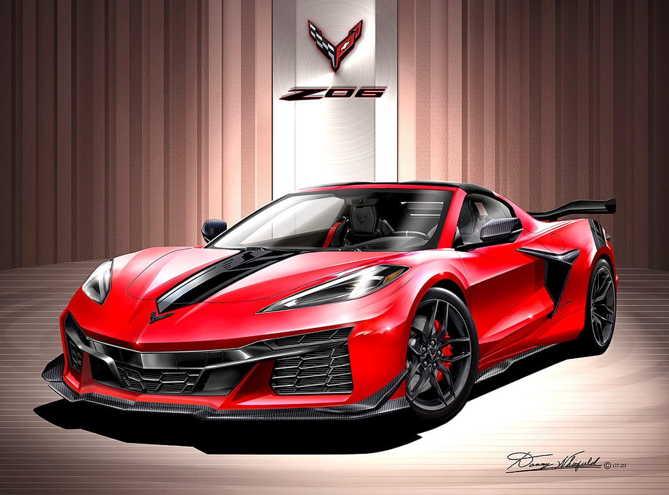 2025 Corvette Zo6 Fine Art print