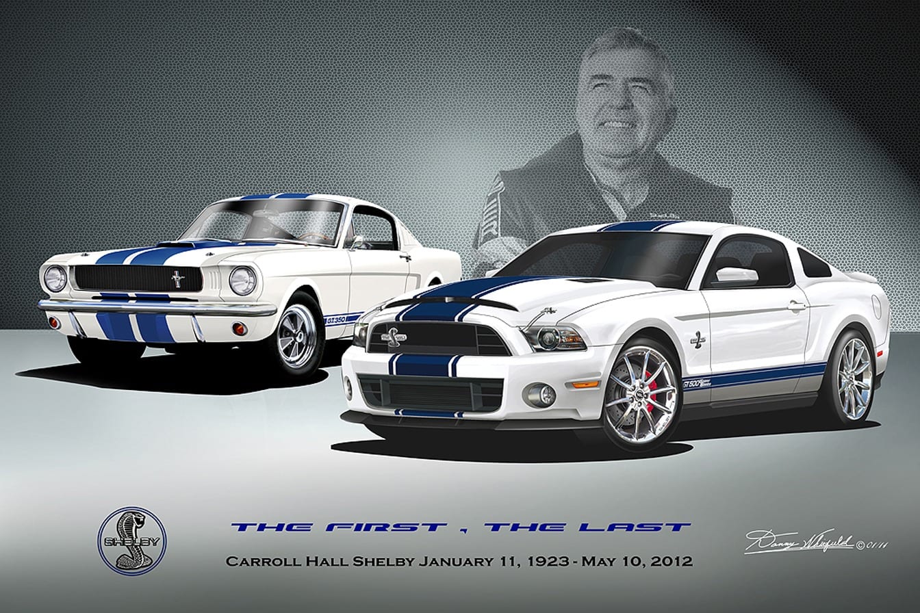 Carrol Shelby Tribute "The First The Last" Fine Art Print