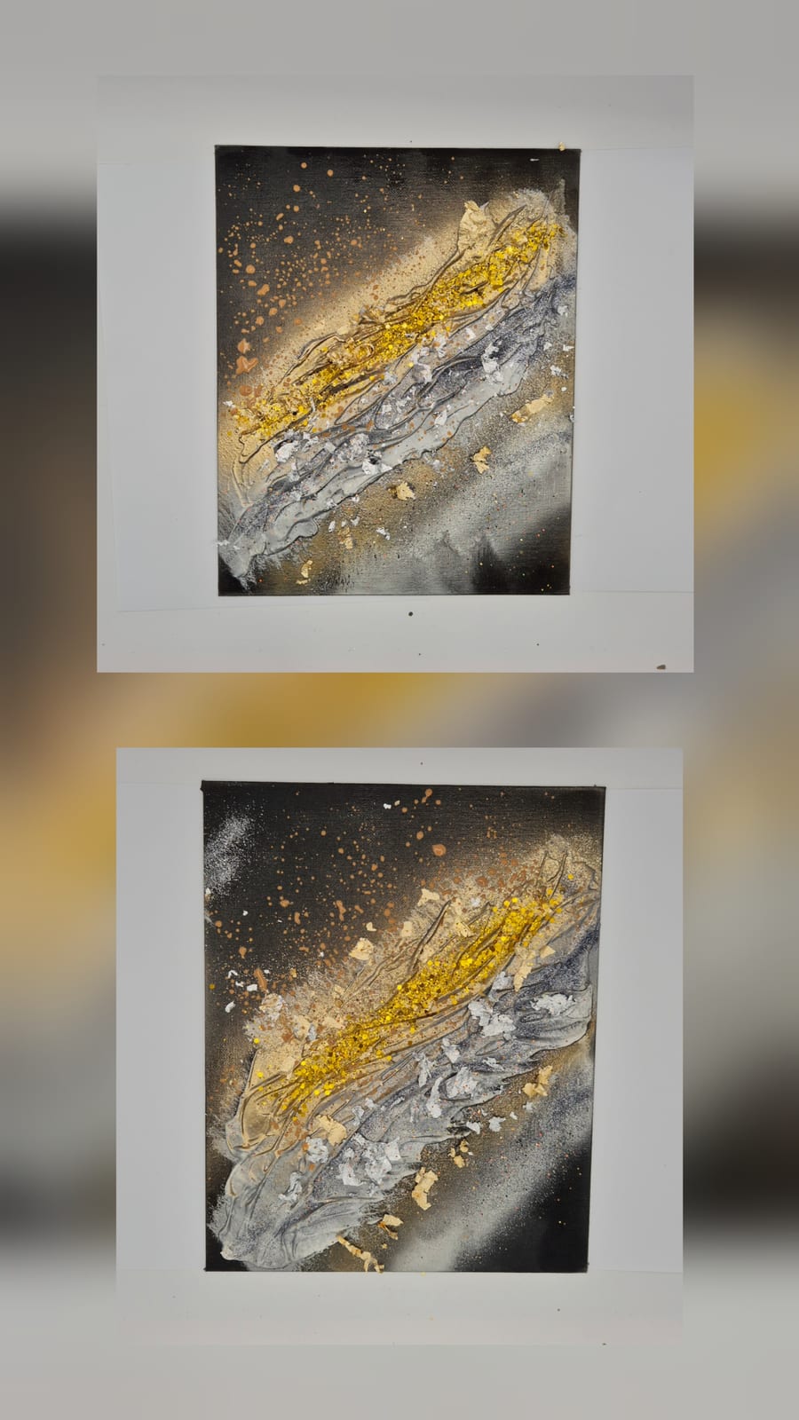 Goldener Fluß und Lichter Fragmente 2 in 1 von Vanessa Wolchowe
